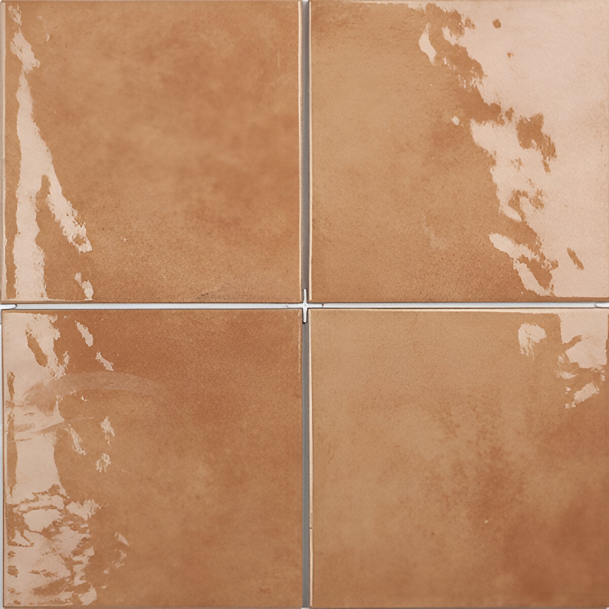 Lucido Base Honey Yellow 8x8 inch Vitrified Gloss Tile with warm yellow color and glossy finish for vibrant walls and floors

