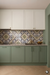 Lucido Cubet Vitrified Gloss Tile 8 x 8 Inch featuring intricate floral, Moroccan, printed, and rangoli-inspired decorative patterns with a glossy surface finish. Suitable for kitchen walls, backsplashes, accent areas, and flooring applications, showcasing detailed artistic motifs that add elegance, texture, and visual interest to residential interior spaces.
