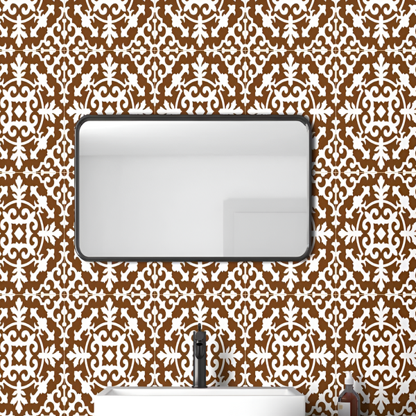 M-048 Moroccan Vitrified Tile 12 Inch x 12 Inch