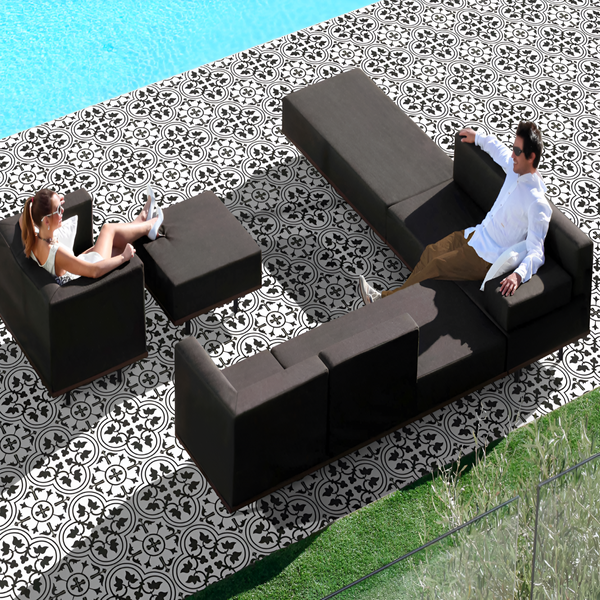 M-169 Moroccan Vitrified Tile 16 * 16 Inch