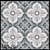 MC-26 Moroccan Ceramic Tile – 12x12 Inch decorative tile with traditional floral and geometric design in warm earthy colors, perfect for walls or floors.