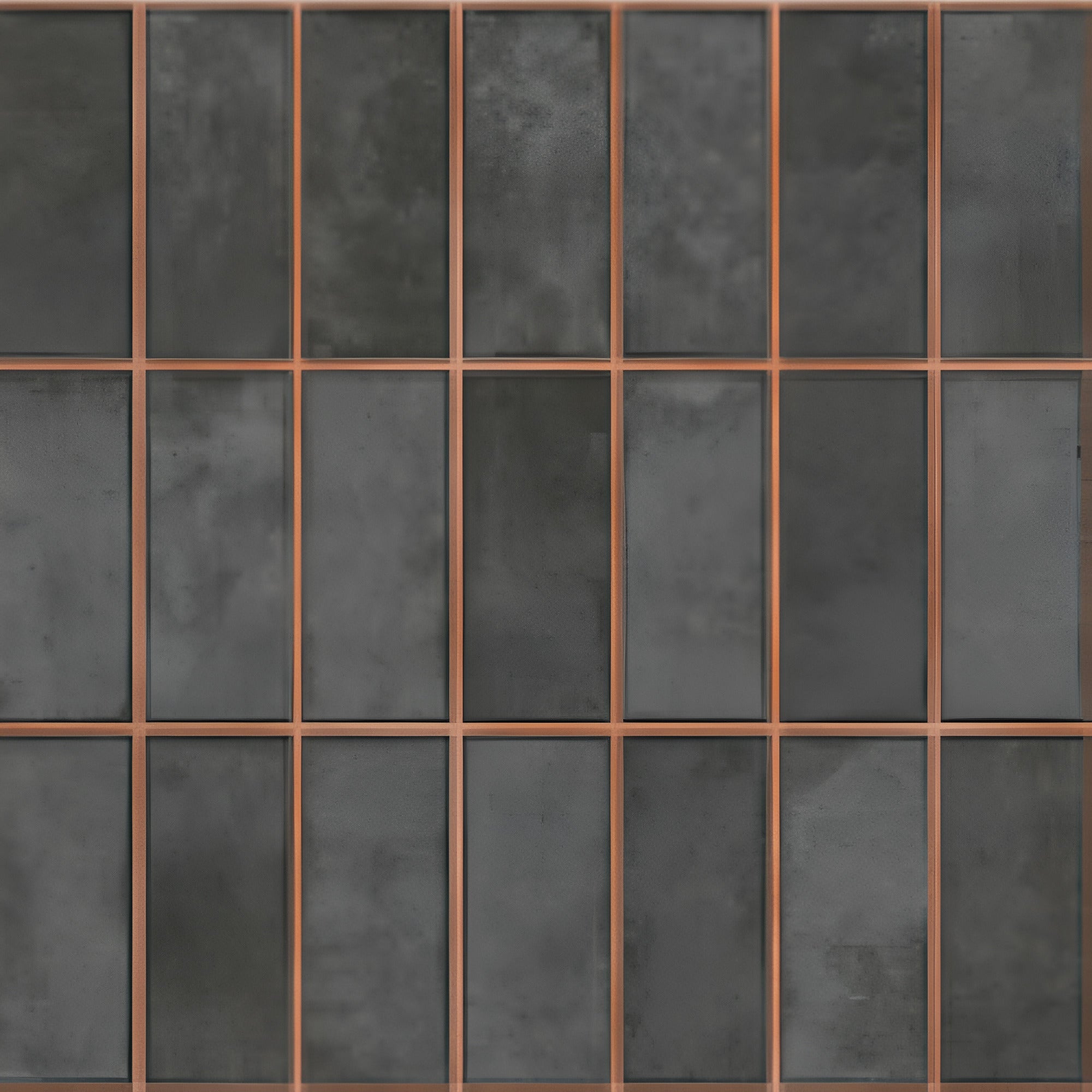 MN-317 Kitkat Ceramic Tile in 12x12 inch size displayed in a glossy black finish, , highlighting the sleek modern look suitable for wall décor.