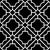 MT-03 Moroccan Ceramic Tile – 24x24 inch ceramic tile with a bold black base and striking white Moroccan lattice pattern, ideal for statement walls and floors.