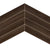 Madera Walnut Chevron Wooden Tile 6x36 Inch, featuring deep walnut wood tones arranged in a chevron pattern, ideal for classic and durable flooring or wall applications.

