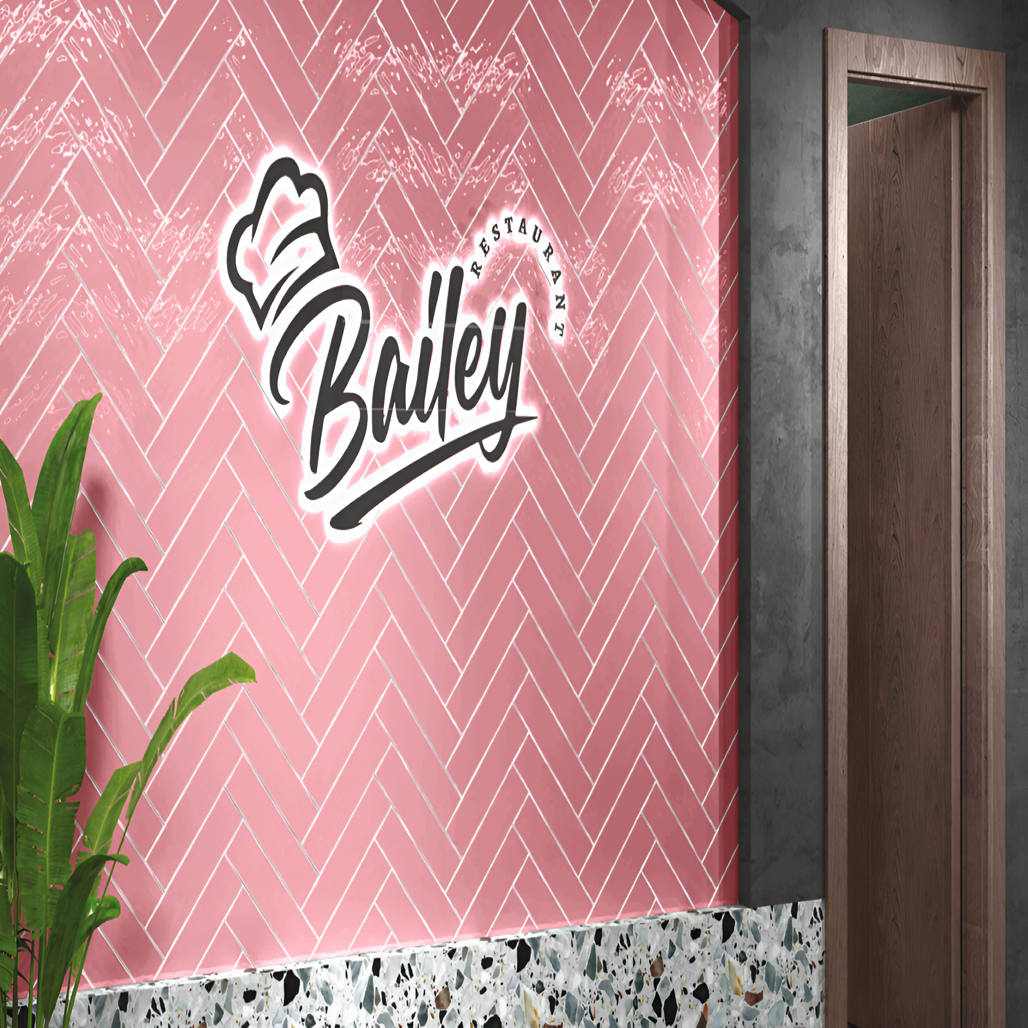 Magenta Handicraft Subway Tile in 3x12 inch size, glossy pink ceramic finish with handcrafted design, ideal for modern kitchen backsplashes, bathroom walls, and decorative interior surfaces, reflecting light beautifully for a vibrant and elegant look.