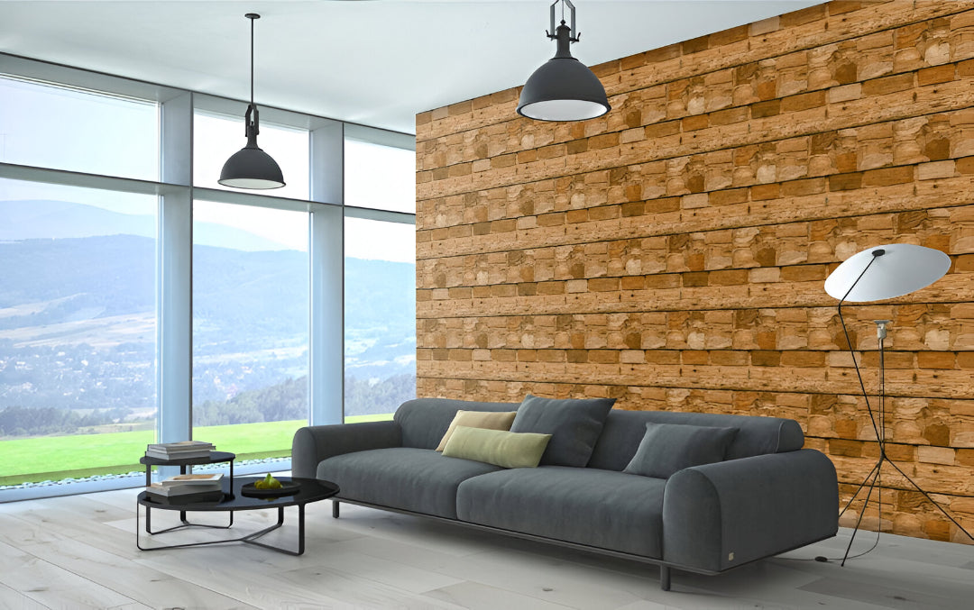 Maple 02 Matt Vitrified Wall Tile 12x18 Inch with natural wood grain design – The Tiles House

