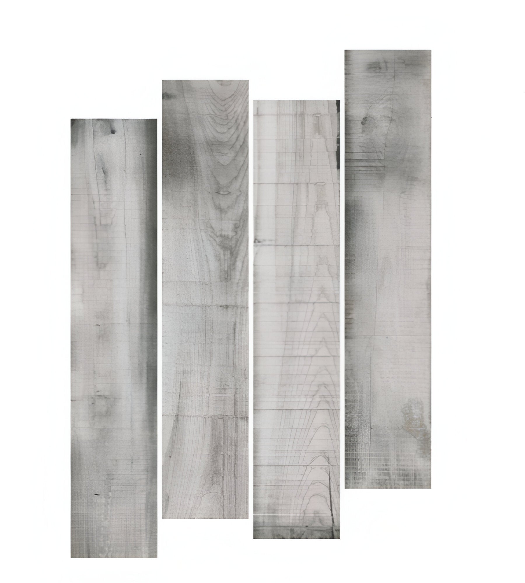 Marlin Grey Wooden Plank Vitrified Floor Tile 8x48 Inch with realistic grey wooden texture and carving finish, showcasing long plank format flooring ideally suited for home and commercial interiors.