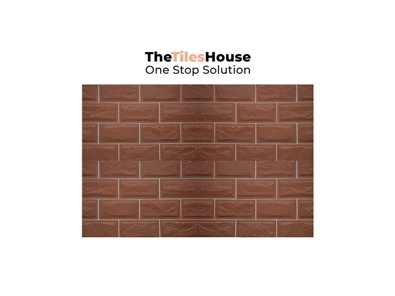 Mars Brick Matt Vitrified Tile 12x18 inch with realistic brick texture, warm reddish-brown tones, and matte finish, perfect for rustic and durable flooring or wall designs
