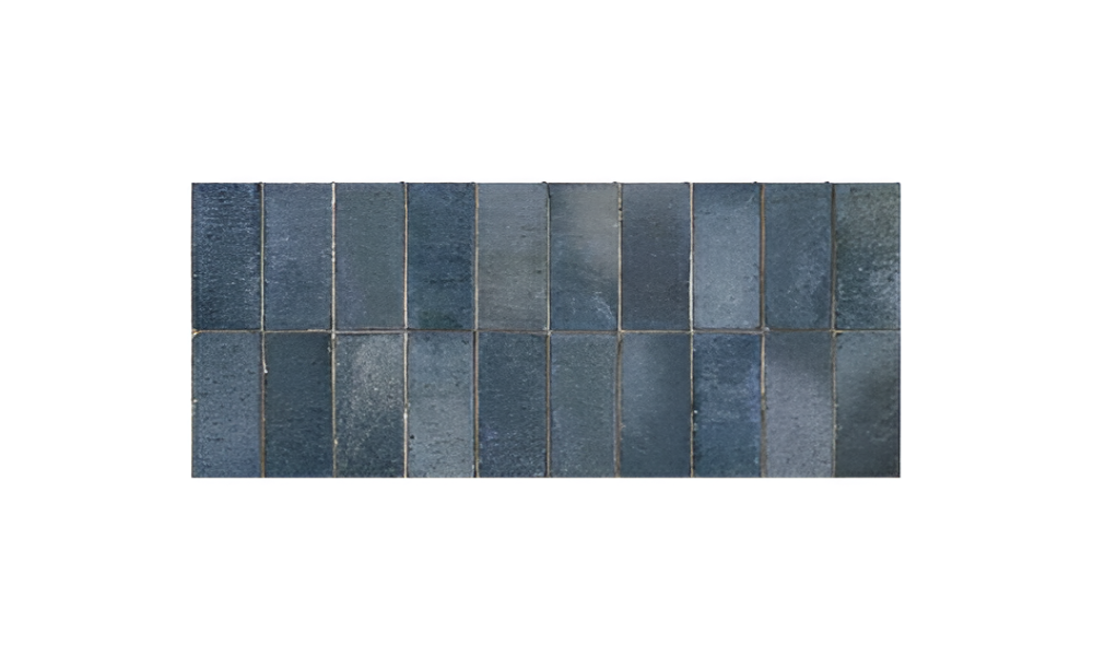 Marvello Blue Gloss Tile 12 x 24 inch featuring a vibrant blue design, ideal for adding a bold and contemporary look to walls and surfaces.
