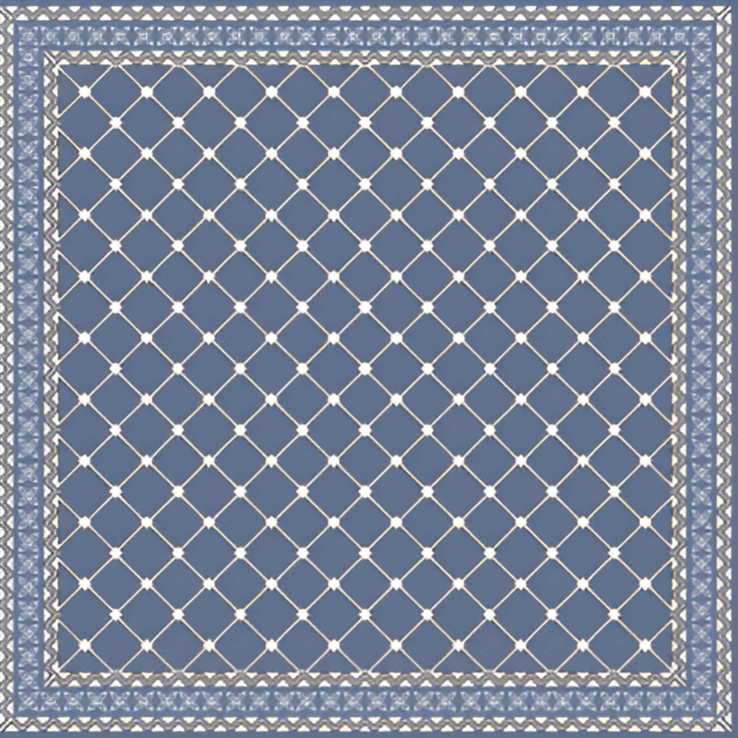 Merdian Blue Moroccan Ceramic Tile – 24x24 inch tile with intricate blue-toned Moroccan patterns and geometric design on a glazed ceramic surface.