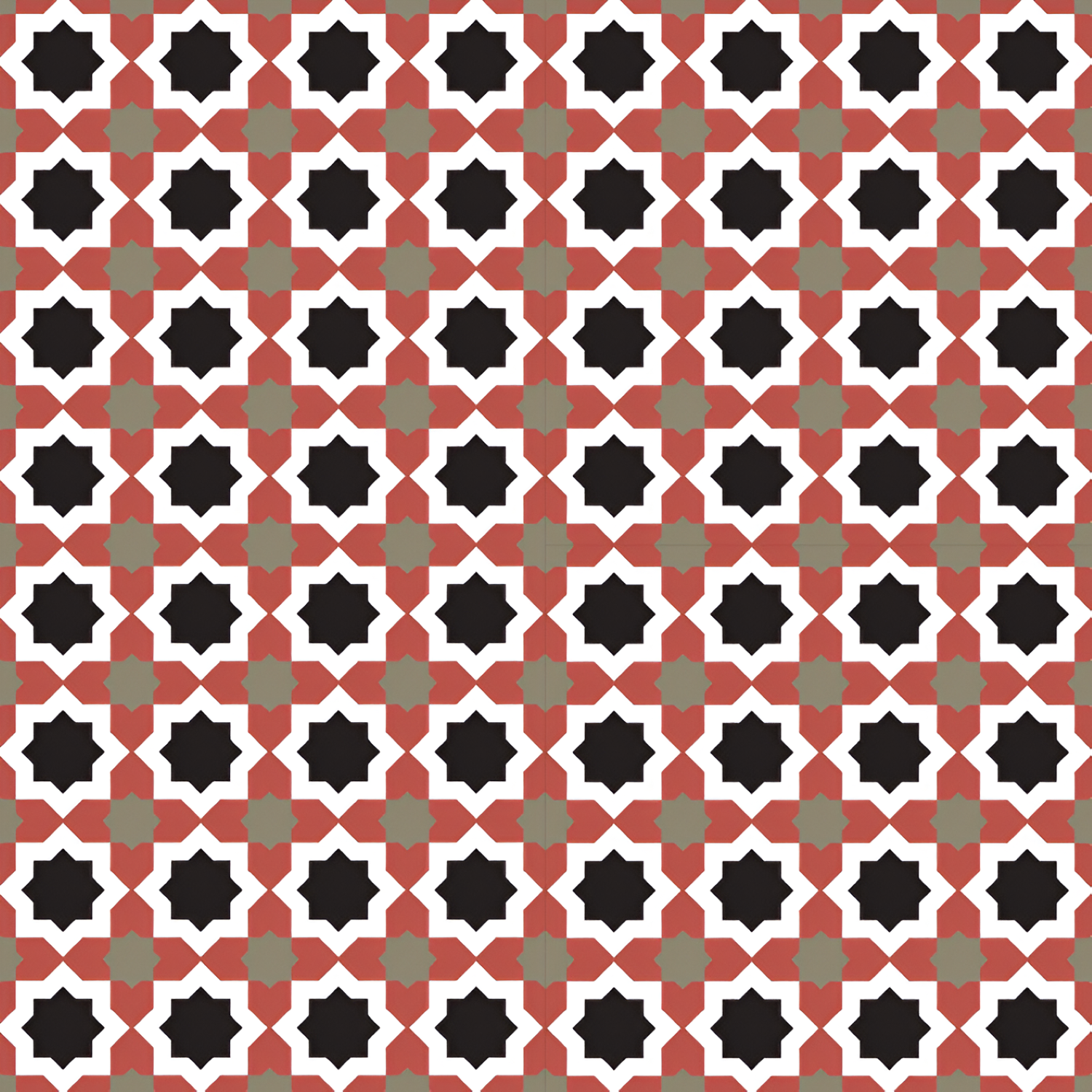 Merdian Multi Moroccan Ceramic Tile – 24x24 inch ceramic tile with vibrant multicolor Moroccan patterns and geometric detailing.