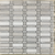 Mosaic XP-70 Tile 12x12 Inch – Stacked rectangular natural stone mosaic in cool grey and white tones.

