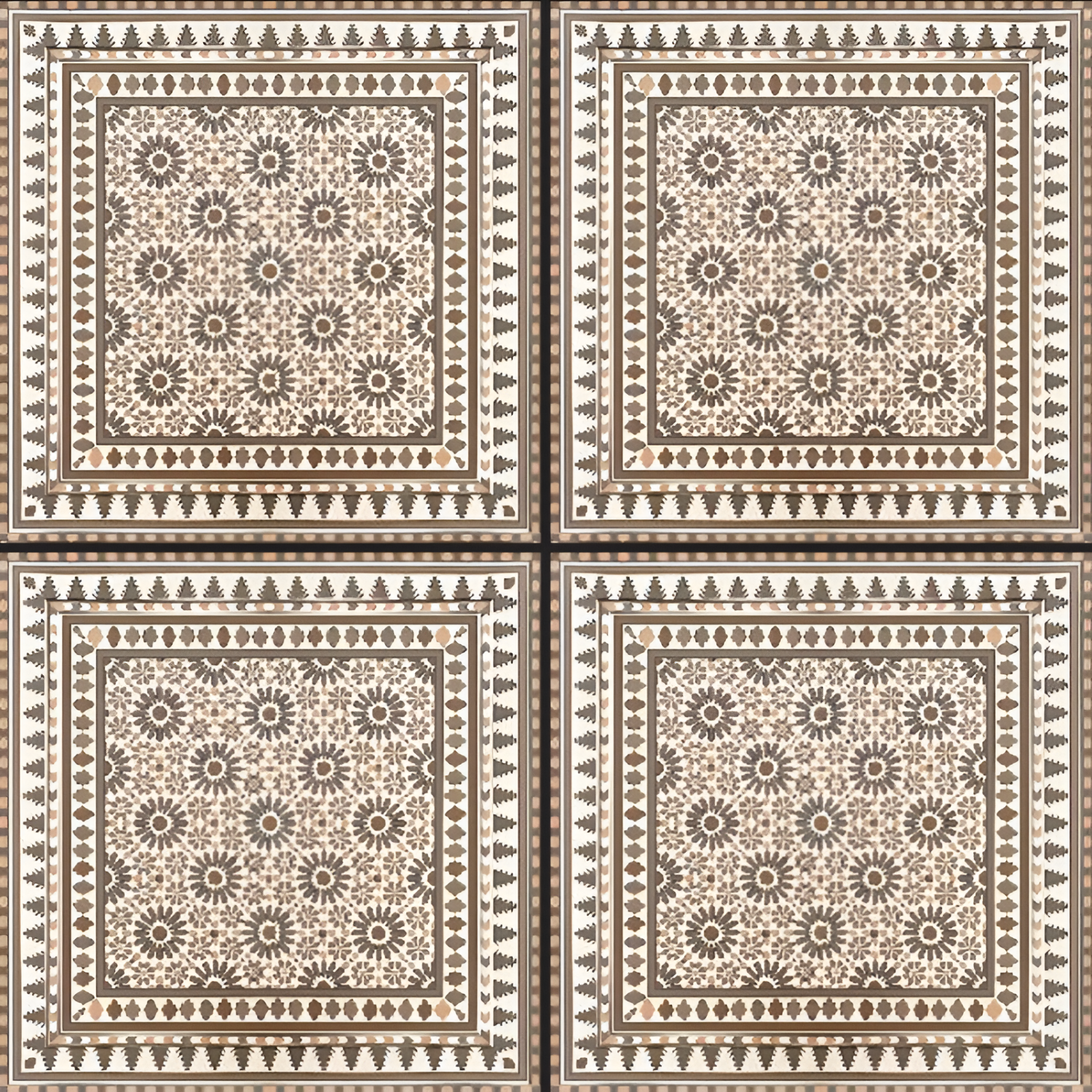 Mrya Porcelain Matt Tile – 24x24 inch porcelain tile featuring a subtle matte finish in warm neutral shades, perfect for elegant floors and wall applications.