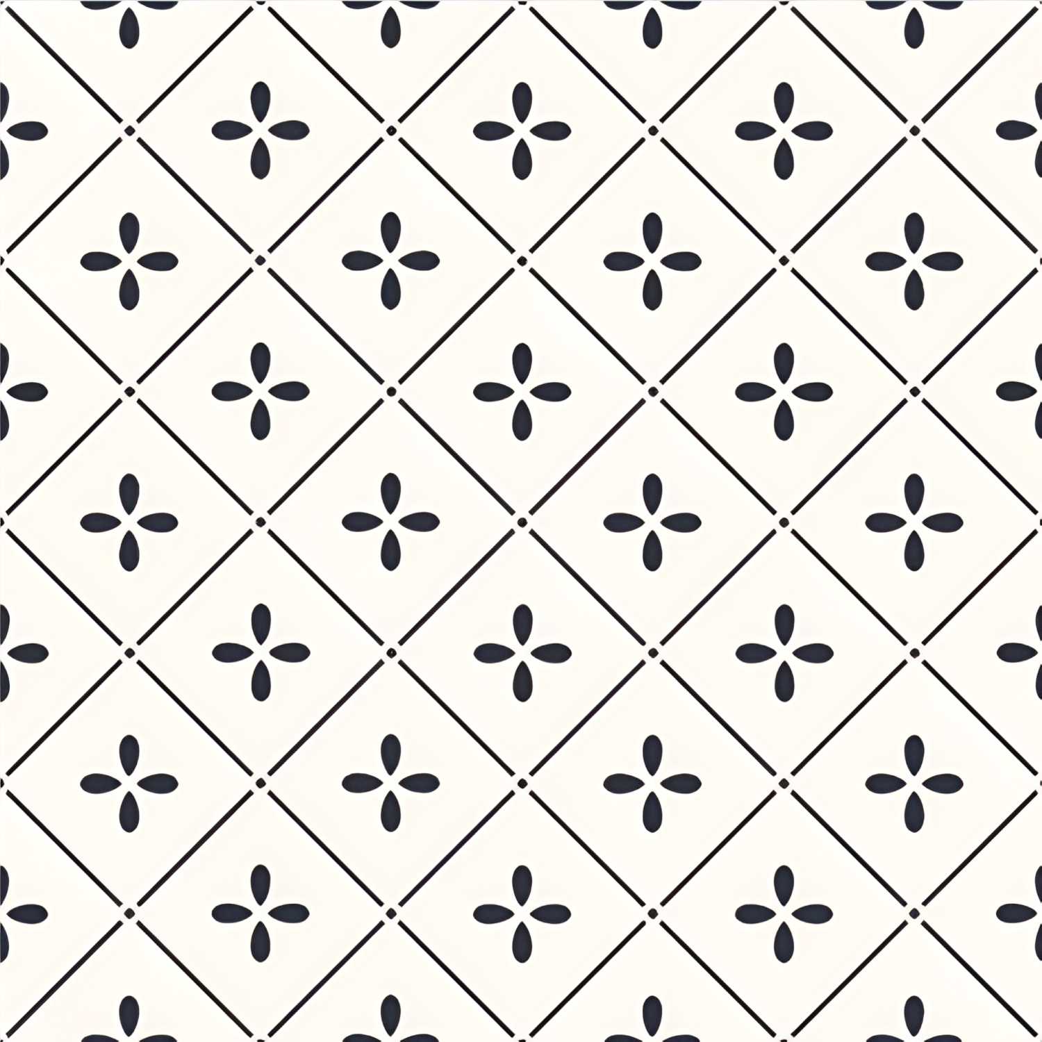 Neca Moroccan Vitrified Tile – 16×16 inch matt-finish vitrified tile in soft beige tones, featuring a printed Moroccan-rangoli geometric and floral design for elegant floor or wall accents.