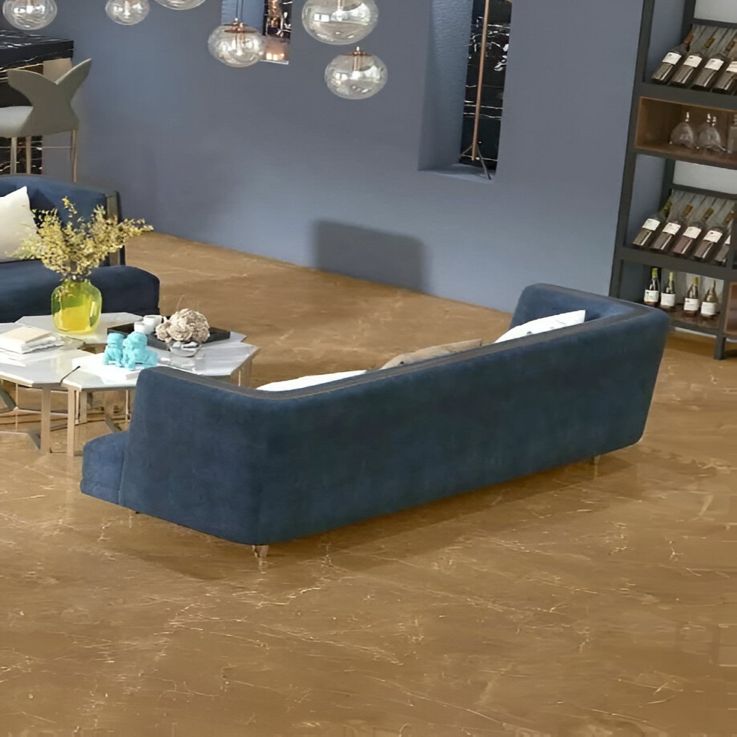 Nivea Avorio Endless Vitrified Tile 24 Inch x 48 Inch featuring a smooth ivory finish with subtle texture suitable for modern wall and floor applications in living rooms kitchens and commercial spaces
