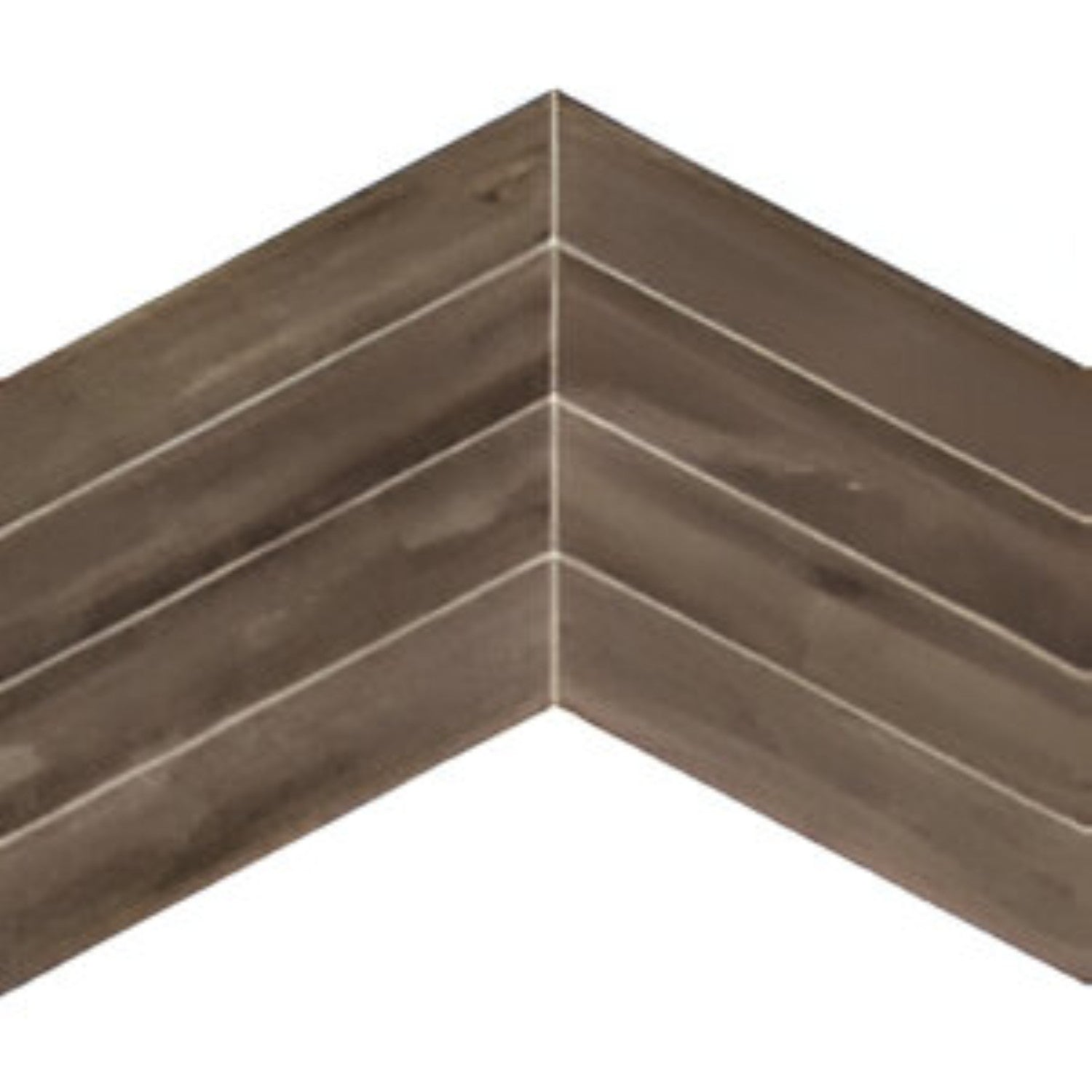 Novara Chevron Wooden Tile 6x36 Inch, featuring elegant wood tones arranged in a chevron pattern, perfect for stylish and durable flooring or wall applications.
