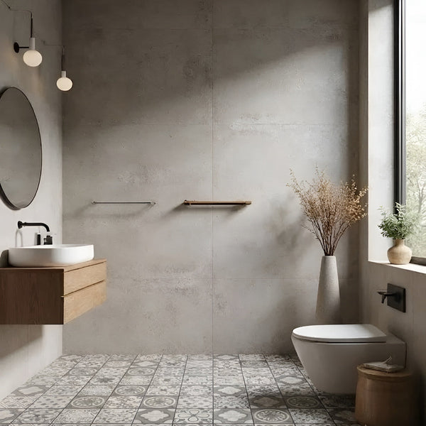Novart Grigio Decor Moroccan Tile 16*16 Inch (B)