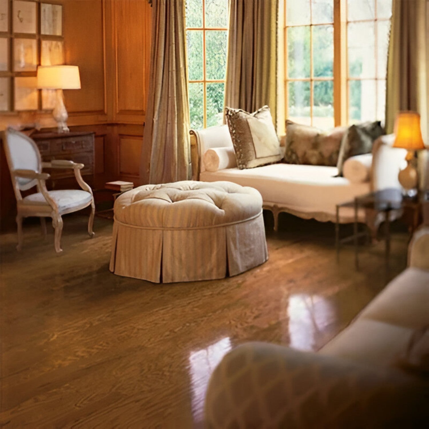 Oak Caramel Solid Wooden Flooring 5x16 inch–47 inch with warm caramel oak finish, durable solid wood surface, perfect for stylish interiors, living spaces, and high-quality commercial flooring applications
