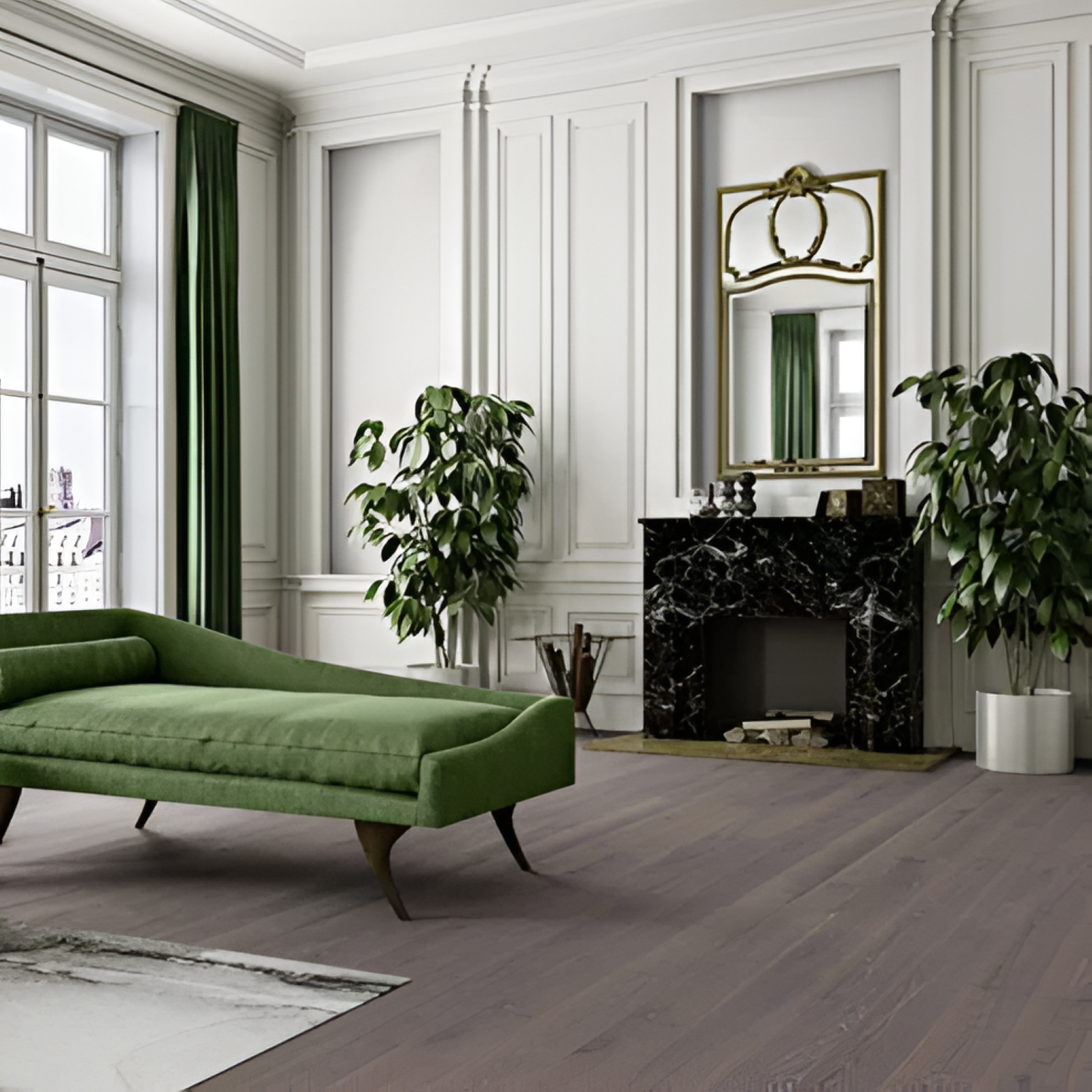 Oak Graphite Engineered Flooring 7x75 Inch, dark grey wood tones with subtle grain patterns and a smooth, durable finish for modern interiors.
