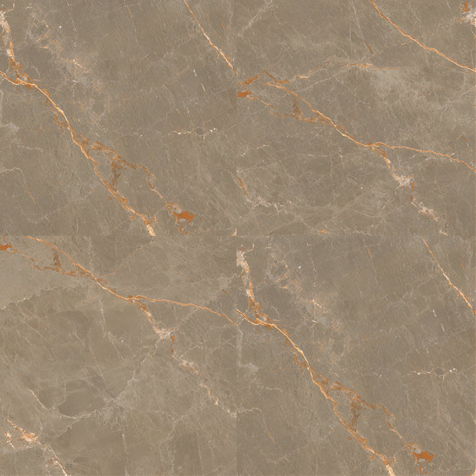 Ocean Brown Marble Ceramic Tile 24x24 inch displayed in a modern interior flooring layout showing marble-inspired natural patterns, smooth ceramic surface texture, and matt finish designed for durable and stylish floor applications in residential and commercial spaces.