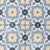 Octa Blue Moroccan Vitrified Tile 12 x 12 inch featuring a vibrant blue Moroccan-inspired pattern, ideal for adding a decorative and stylish touch to floors and walls.
