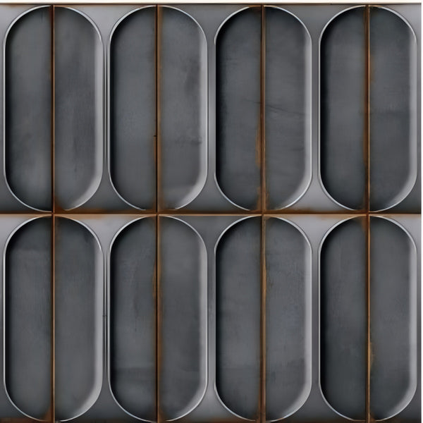 Opal Cosmo Charcoal Ceramic Tile 12 Inch x 12 Inch