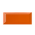 Orange Bevelled Subway Tile 4x8 inch with a glossy finish, featuring a vibrant orange beveled surface, smooth and durable, ideal for modern backsplashes and decorative wall applications.
