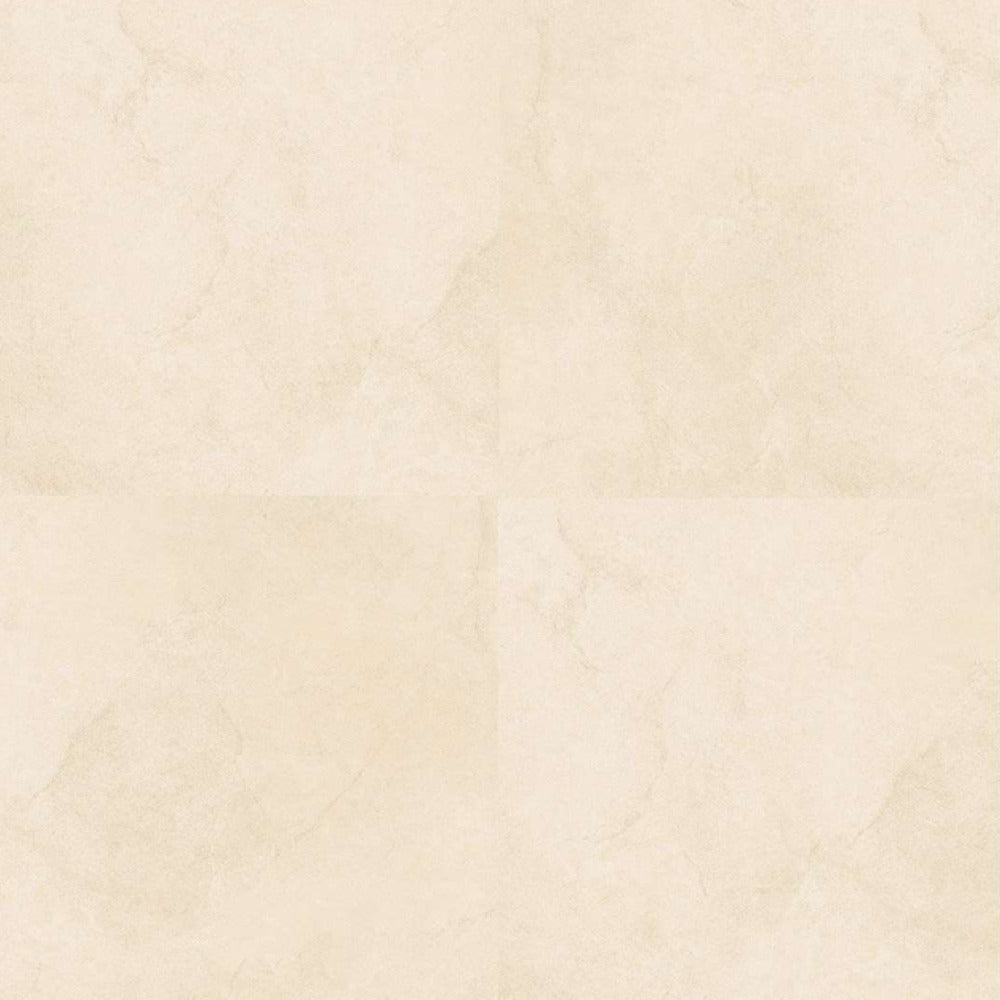Orio Crema Ceramic Tile 24x24 Inch installed on a spacious floor layout, featuring a solid rustic surface with a matte texture, clean straight edges, uniform pattern distribution, and a seamless large-format appearance suitable for modern residential and commercial flooring environments.