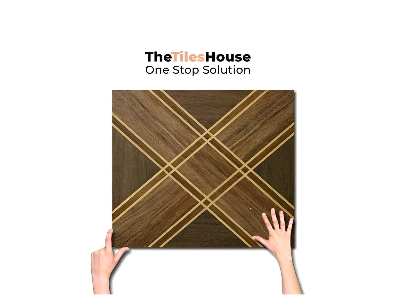 Palace Wood Matt Ceramic Tile 24x24 inch with elegant wood grain design, rich brown hues, and matte finish, perfect for adding a luxurious and natural look to floors and walls
