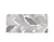 A pastel grey decor vitrified tile with floral and highlighter designs, measuring 24 by 48 inches.