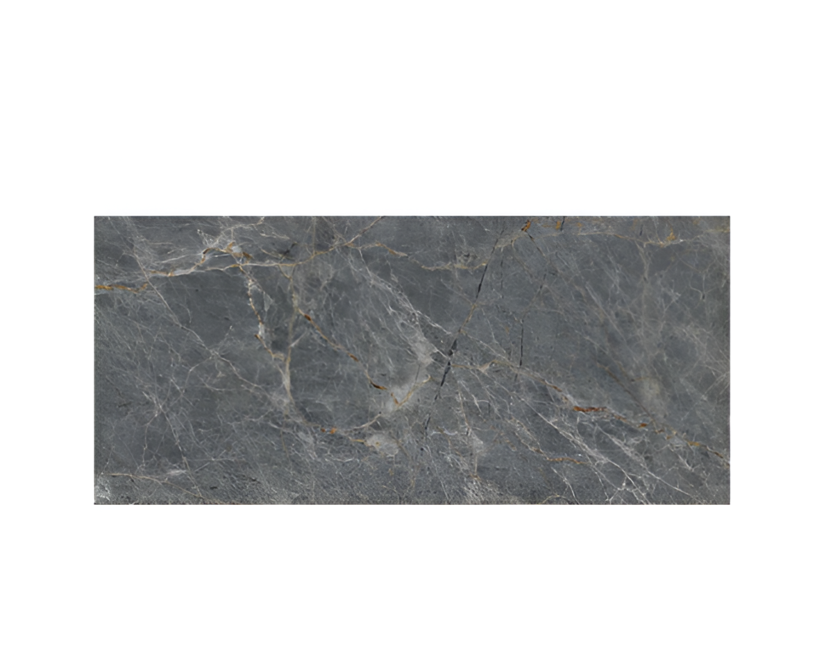 Patagonia Natural Vitrified Tile 24x48 Inch in elegant grey marble design with glossy finish, featuring subtle natural veining, ideal for modern living rooms, bedrooms, lobbies, and commercial spaces for a seamless luxurious flooring look
