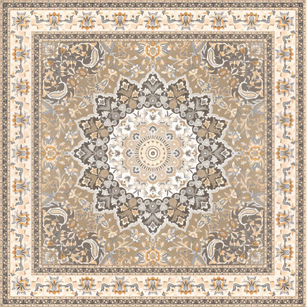 Persian 22 Moroccan Matt Floor Tile, 24x24 Inch – Luxurious Ceramic Tile with Persian-Moroccan Design and Matte Finish, Ideal for Indoor Flooring.