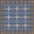 Persian 25 Moroccan Matt Floor Tile, 24x24 Inch – Ceramic Tile with Bold Blue Moroccan Design and Matte Finish, Perfect for Indoor Flooring.