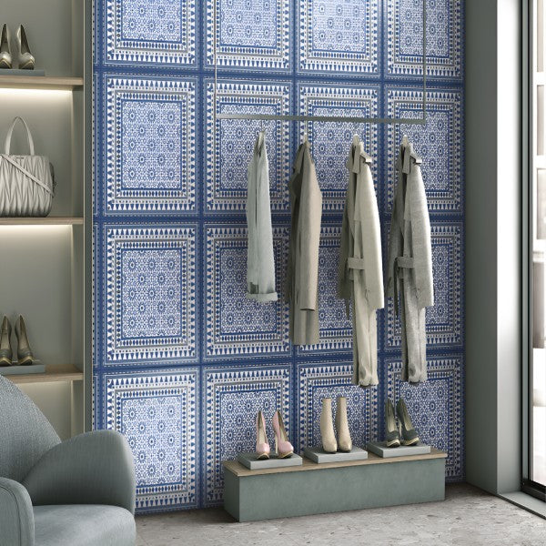 Cobalt Heritage Moroccan Pattern