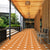 Petal Yellow Ceramic Athangudi Tile 12 Inch x 12 Inch featuring an intricate Moroccan and traditional Athangudi-inspired printed pattern with Rangoli-style detailing in a matt finish. Suitable for both wall and floor installations in bathrooms, kitchens, balconies, bedrooms, living rooms, feature walls, and decorative interior spaces.