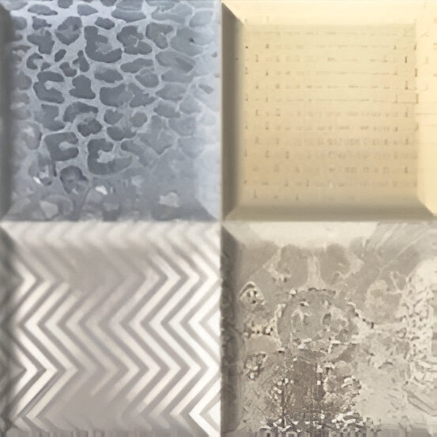 Piazza Elegy Ceramic Tile 12x12 Inch, featuring subtle neutral tones with a smooth matte finish, ideal for contemporary and durable flooring or wall applications.
