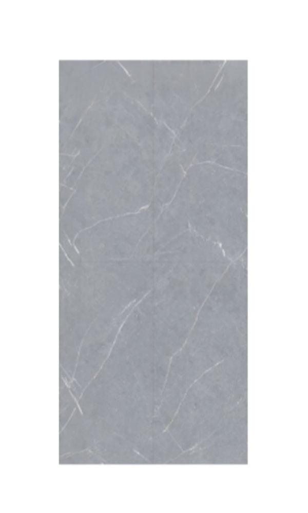 Pietra Grey Endless Vitrified Tile 24 x 48 inch featuring an elegant grey marble-inspired design with subtle white veining, perfect for creating a refined and seamless look on floors and walls.
