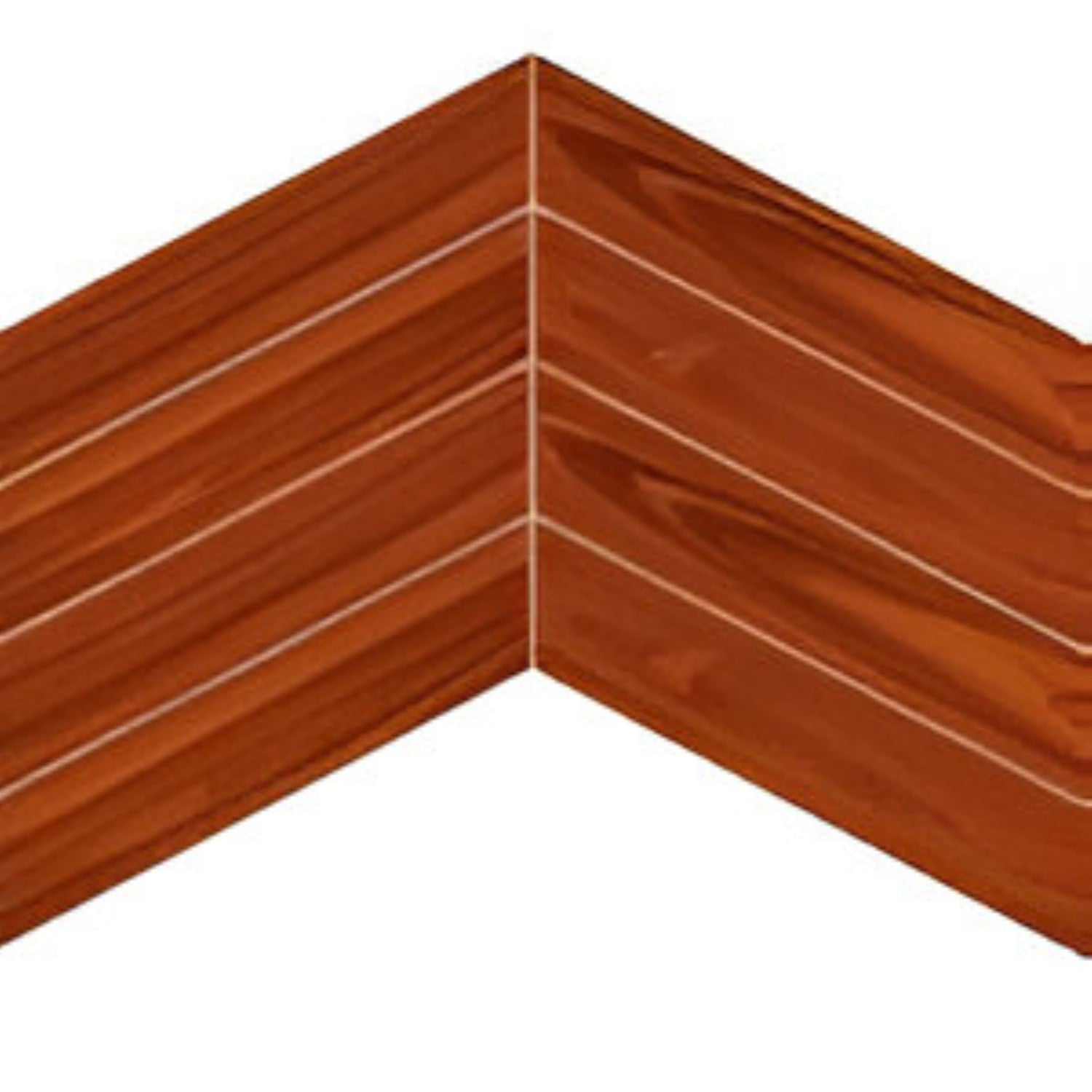 Pine Hexa Chevron Wooden Tile 6x36 Inch, featuring natural pine wood tones arranged in a chevron pattern, ideal for warm, stylish, and durable flooring or wall applications.
