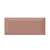 Pink Bevelled Subway Tile 4x8 inch with a glossy finish, featuring a soft pink beveled surface, smooth and durable, ideal for contemporary backsplashes and decorative wall applications.
