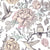 Pink Fauna 4 Wallpaper Set Tile 24 Inch x 48 Inch featuring a decorative nature-inspired pattern in pink tones with smooth finish suitable for wall applications in living rooms bedrooms and accent walls
