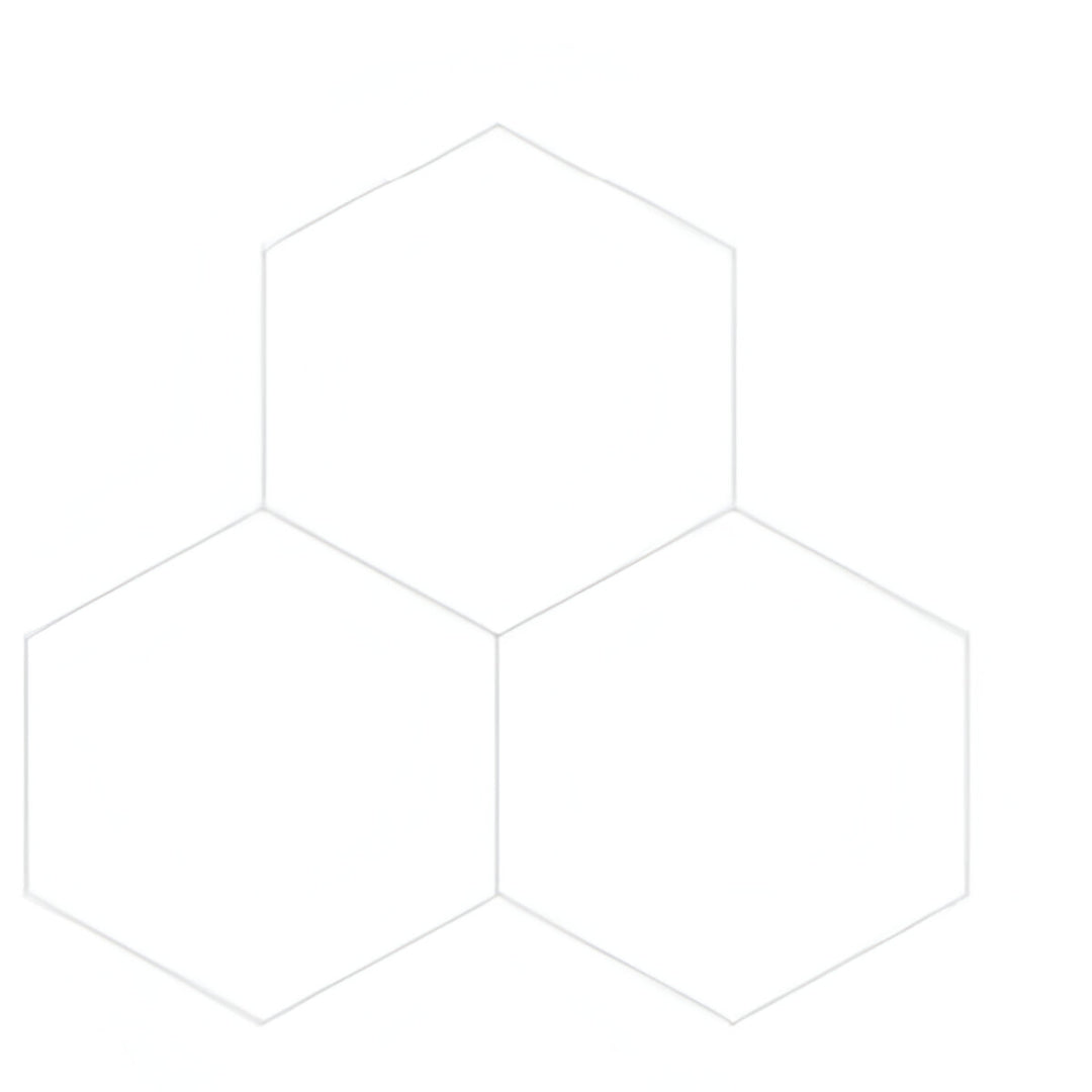 Plain White Matt Porcelain Tile in hexagonal shape with a soft matte finish – 8x10 Inches.

