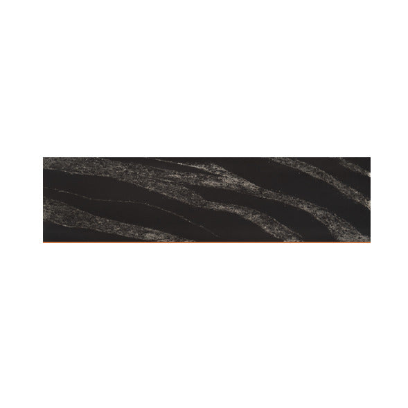Premium Black Velvet quartz kitchen counter top slab with glossy finish installed in a modern modular kitchen interior featuring smooth polished surface, seamless large-format design, elegant countertop styling, durable quartz material, and contemporary luxury table top application.