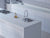 Premium Divine Gold quartz kitchen counter top slab with glossy surface finish installed in a modern luxury kitchen interior, showcasing smooth engineered quartz texture, seamless countertop design, polished table top appearance, spacious slab dimensions, elegant contemporary styling, and durable high-performance surface suitable for residential and commercial applications.