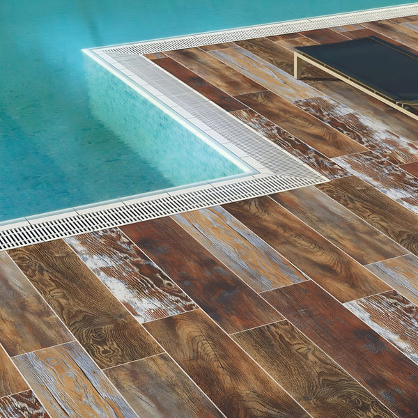 QLD-981 Wooden Vitrified Tile 6 * 36 Inch