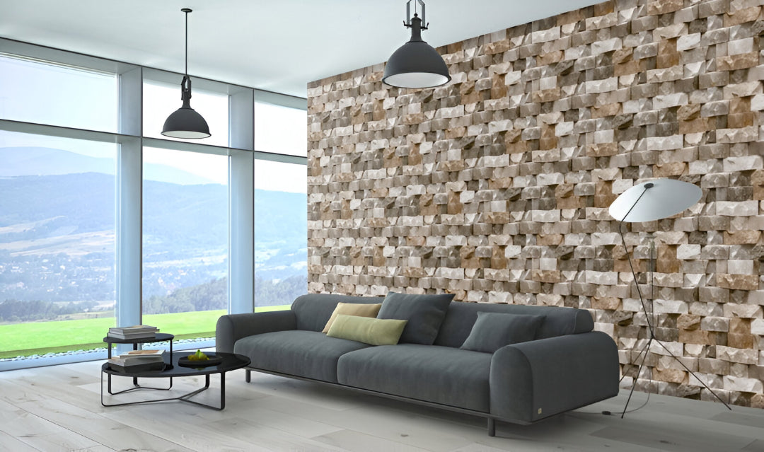 Rado 207 Matt Vitrified Tile 12x18 Inch – Concrete-inspired grey wall tile with matte finish

