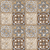 Rangoli Brown Moroccan Tile – 24x24 inch ceramic tile showcasing traditional Moroccan patterns in rich brown tones, ideal for warm and earthy interior aesthetics.









