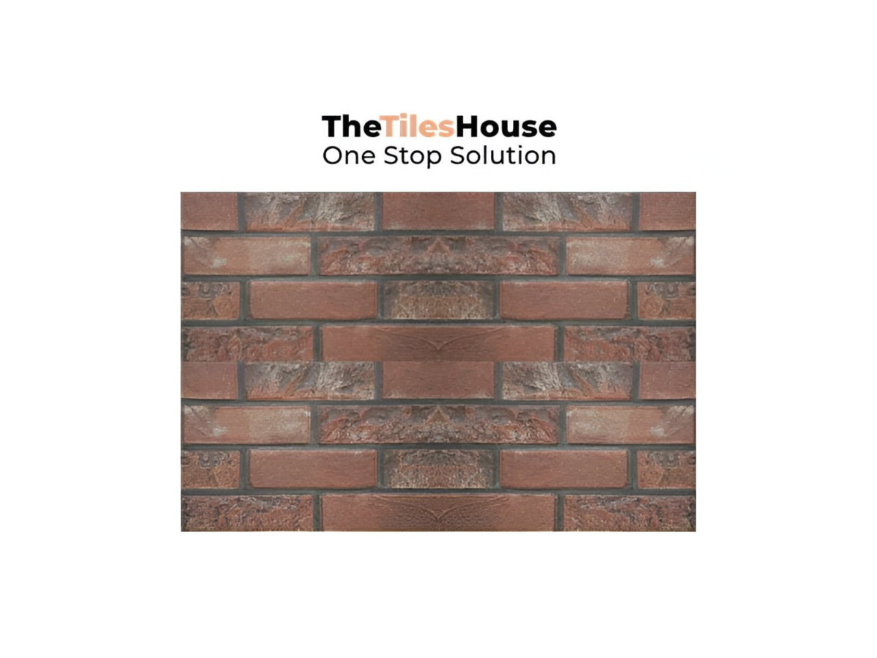 Red Brick Matt Vitrified Tile 12x18 inch with classic brick texture, vibrant red tones, and matte finish, ideal for rustic and durable flooring or wall applications
