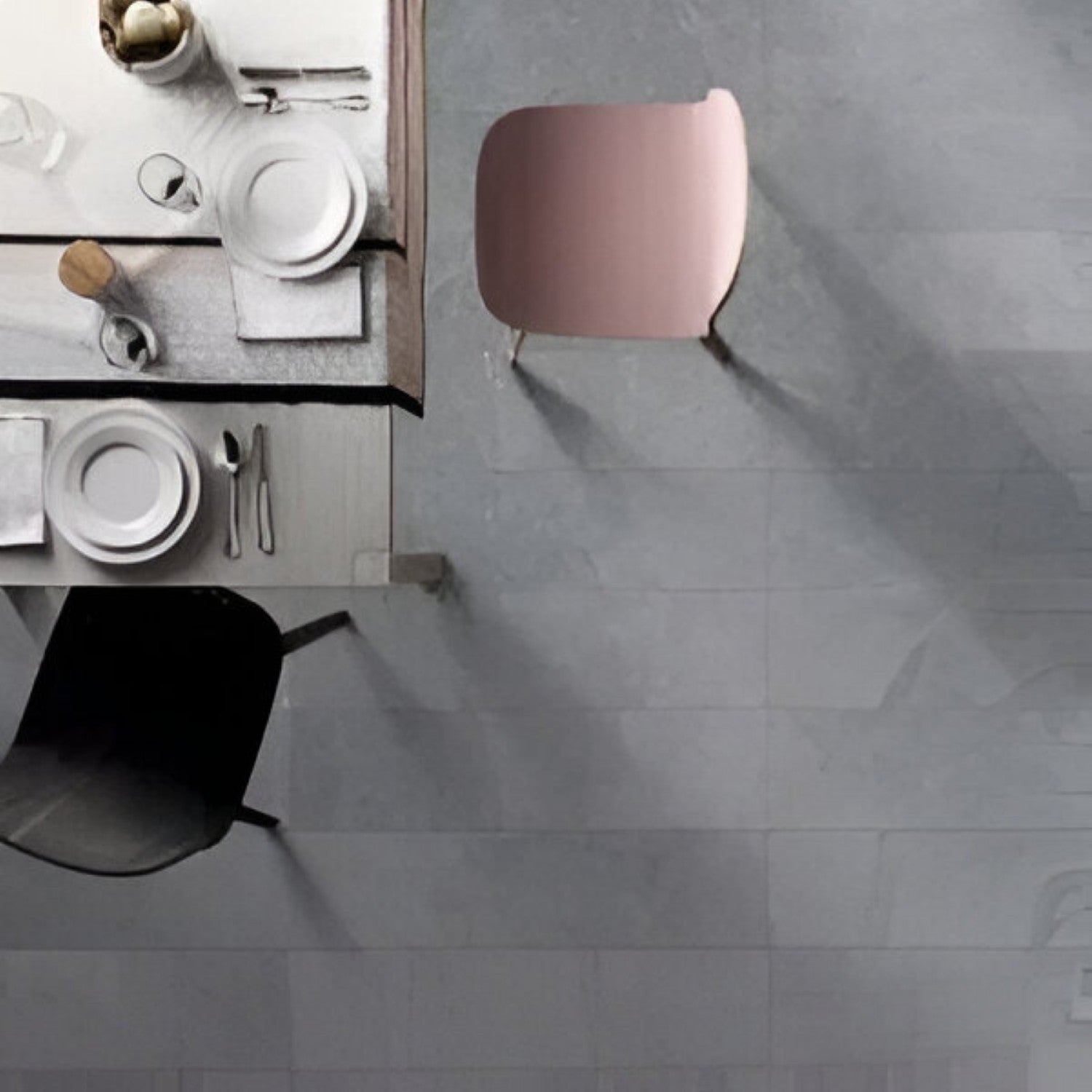 Regnant Grigio Matt Vitrified Tile 12x48 Inch with sleek grey matte finish, subtle texture, perfect for modern and durable flooring or wall applications
