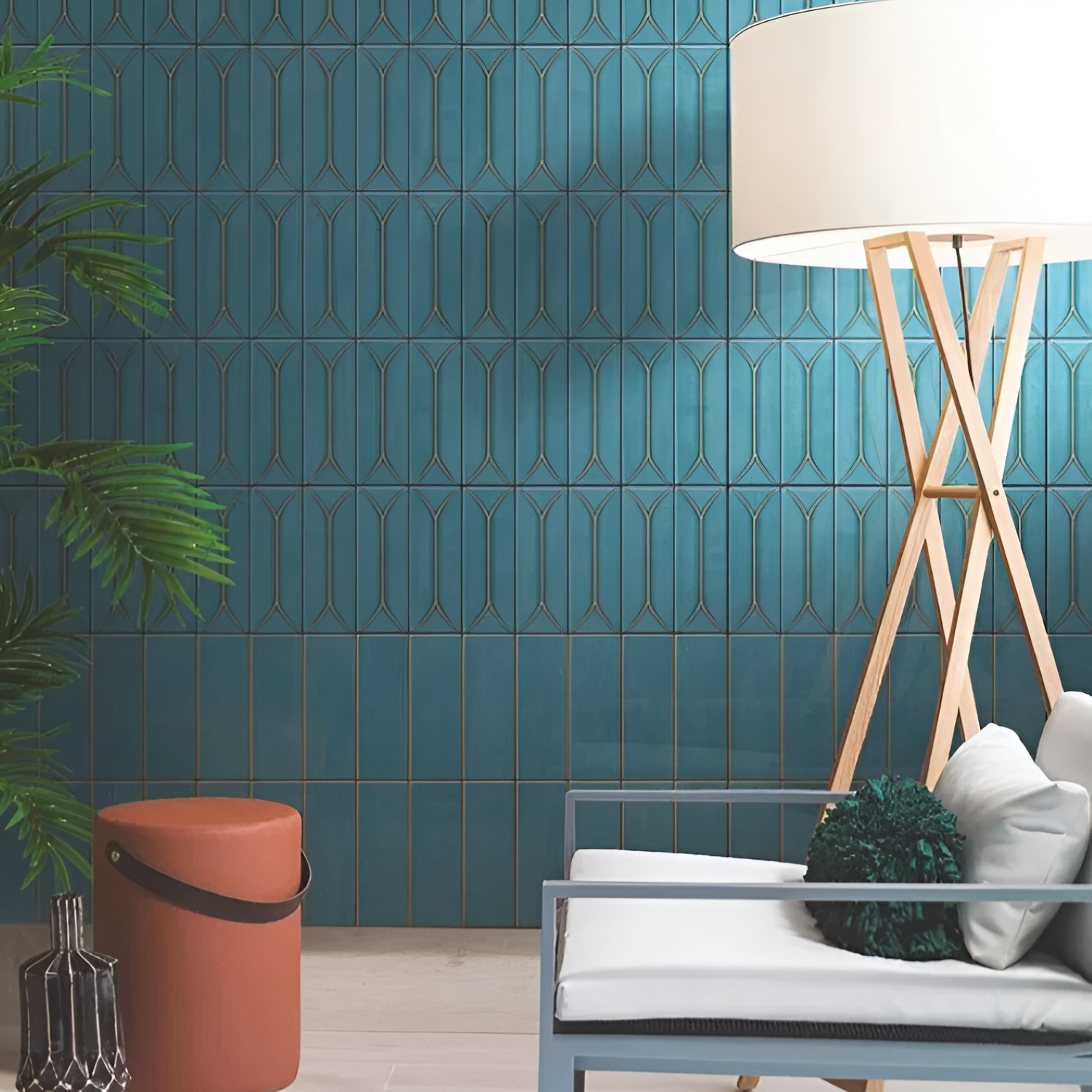 Riga Galassia Subway Tile 4x12 inch with a glossy finish, featuring a deep galassia-blue surface, smooth and durable, ideal for modern backsplashes and decorative wall applications.
