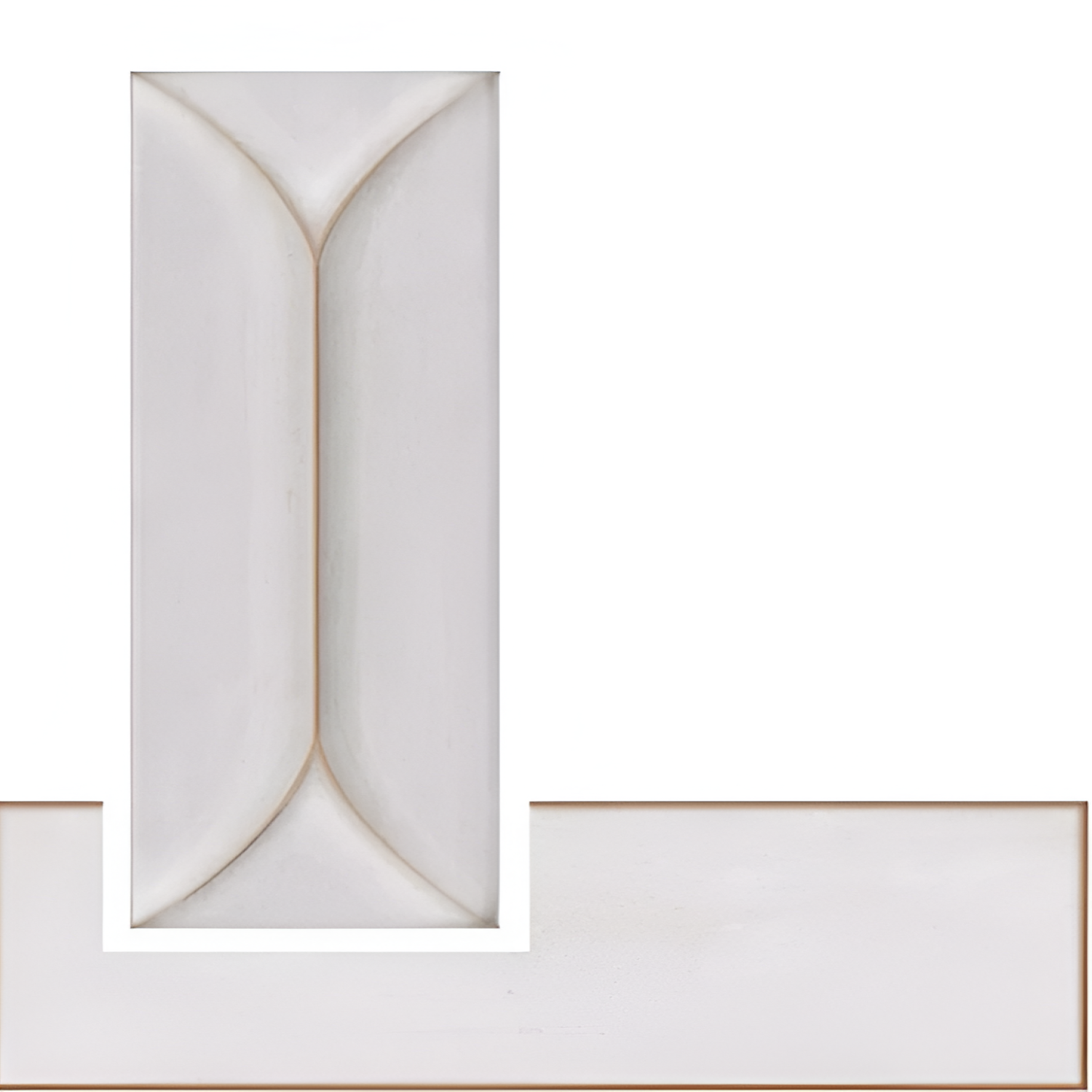 Riga Ice Subway Tile 4x12 inch with a glossy finish, featuring a soft ice-blue surface, smooth and durable, ideal for contemporary backsplashes and decorative wall applications.
